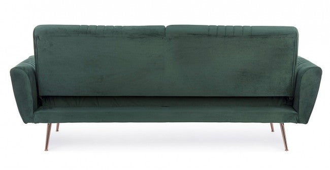 Divano Letto Velluto Verde Moderno da Interno - JACK