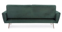 Divano Letto Velluto Verde Moderno da Interno - JACK