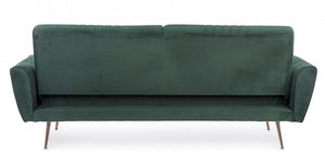 Divano Letto Velluto Verde Moderno da Interno - JACK
