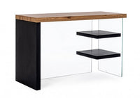 Scrivania Legno Nero Industriale da Interno 120x50 - SARA