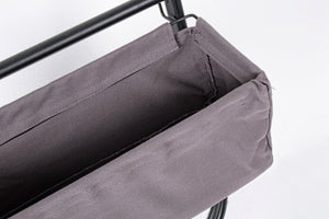 Mobile Portaoggetti Acciaio Nero Moderno da Interno - MARA