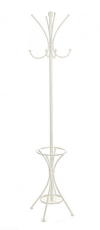 Appendiabiti Acciaio Bianco Rustico da Interno - ECLISSI