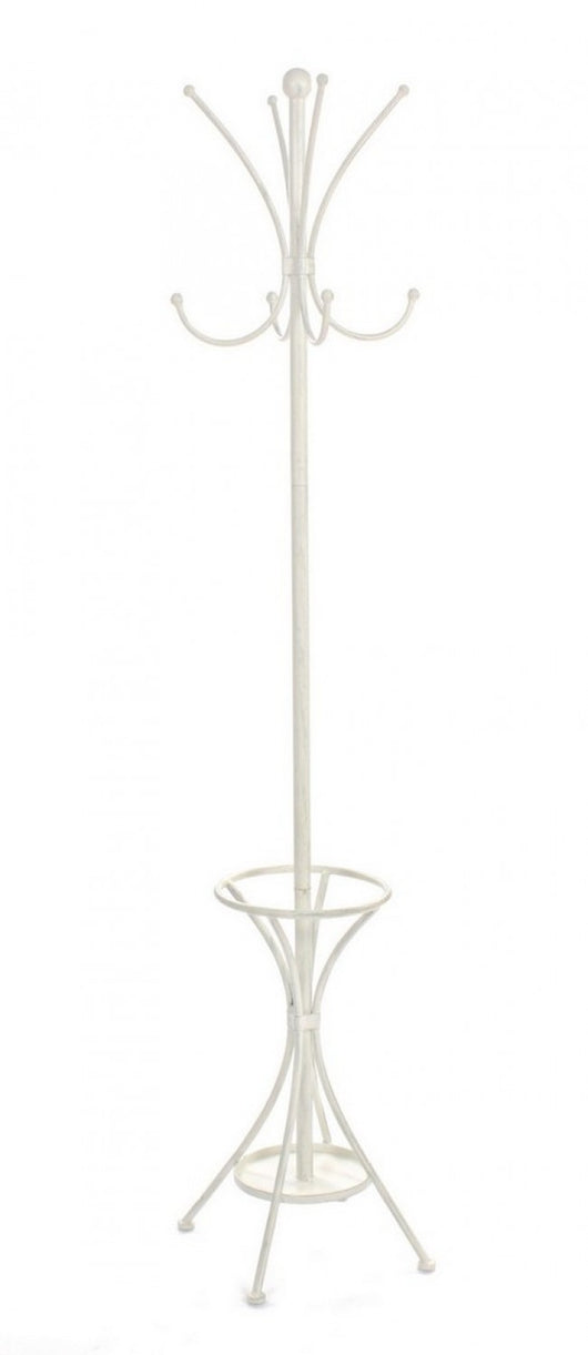 Appendiabiti Acciaio Bianco Rustico da Interno - ECLISSI