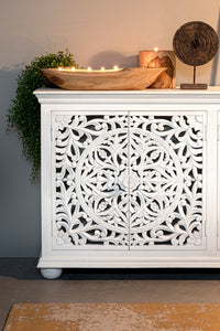 Candela in Teak Marrone Rustica da Interno 20 cm - KELLY