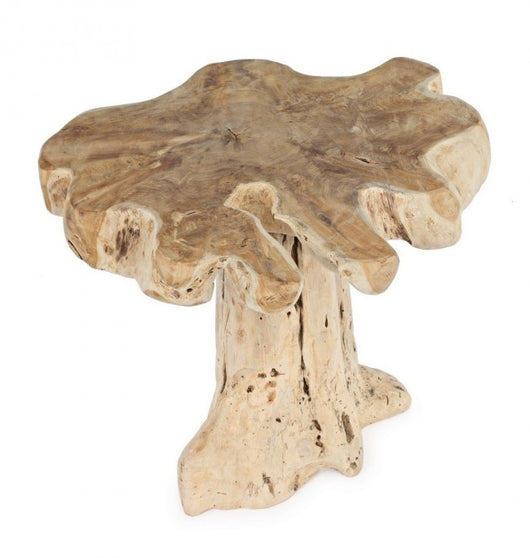 Tavolino in Radice di Teak Marrone Rustico da Interno - ATLAS