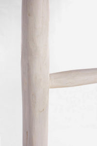 Scala Decorativa in Teak Bianco Rustica da Interno - KAI