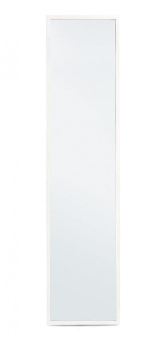 Specchio Stand Legno Bianco Moderno da Interno 40x170 - YOUNG