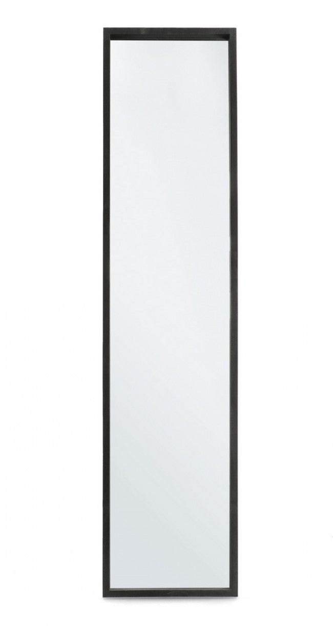 Specchio Rettangolare Nero Moderno da Interno 40x170 - YOUNG
