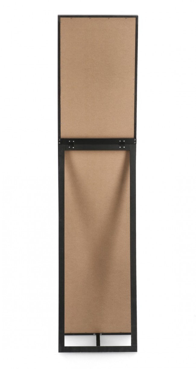 Specchio Rettangolare Nero Moderno da Interno 40x170 - YOUNG