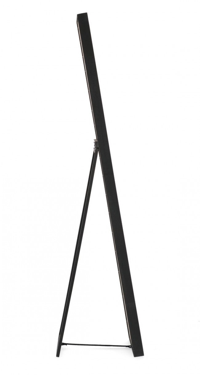 Specchio Rettangolare Nero Moderno da Interno 40x170 - YOUNG