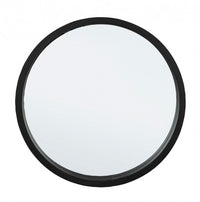 Specchio Legno Nero Moderno da Parete 52 cm - YOUNG