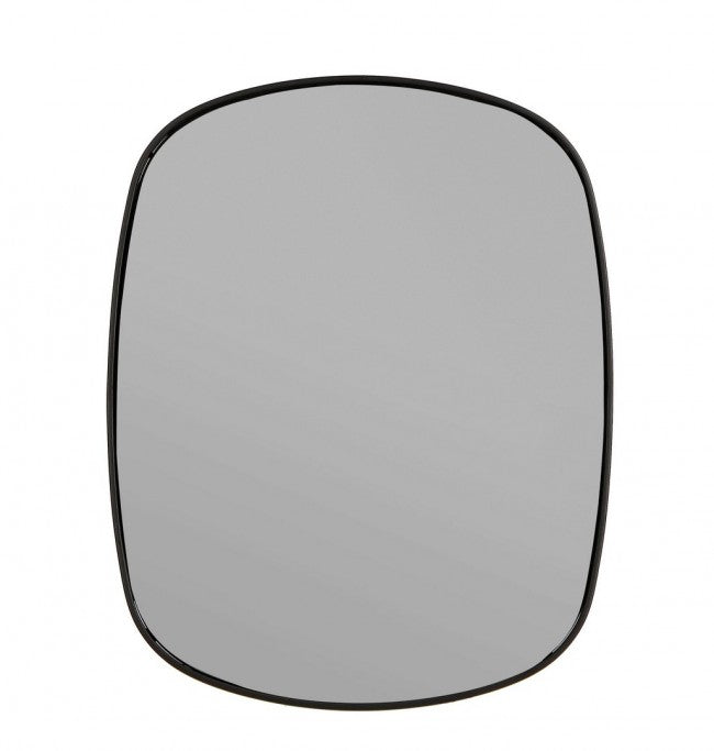 Set 2 Specchi Acciaio Nero Moderni da Interno 40x50 cm - PEREZ