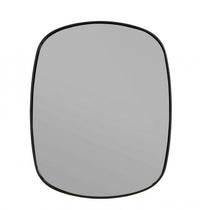 Set 2 Specchi Acciaio Nero Moderni da Interno 40x50 cm - PEREZ