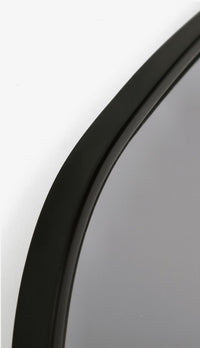 Set 2 Specchi Acciaio Nero Moderni da Interno 40x50 cm - PEREZ