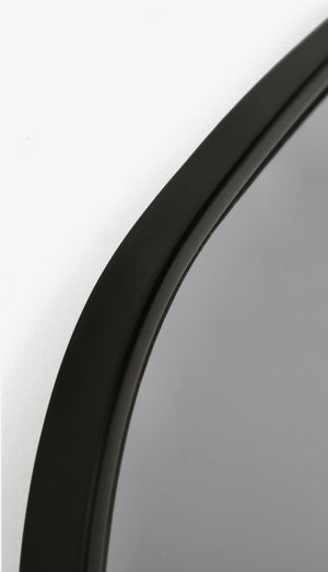 Set 2 Specchi Acciaio Nero Moderni da Interno 40x50 cm - PEREZ