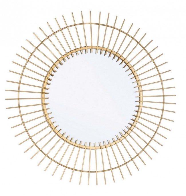 Set 2 Specchi Acciaio Trasparente Moderno da Parete 60 cm - CARTER