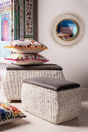 Set 2 Specchi Acciaio Trasparente Moderno da Parete 60 cm - CARTER