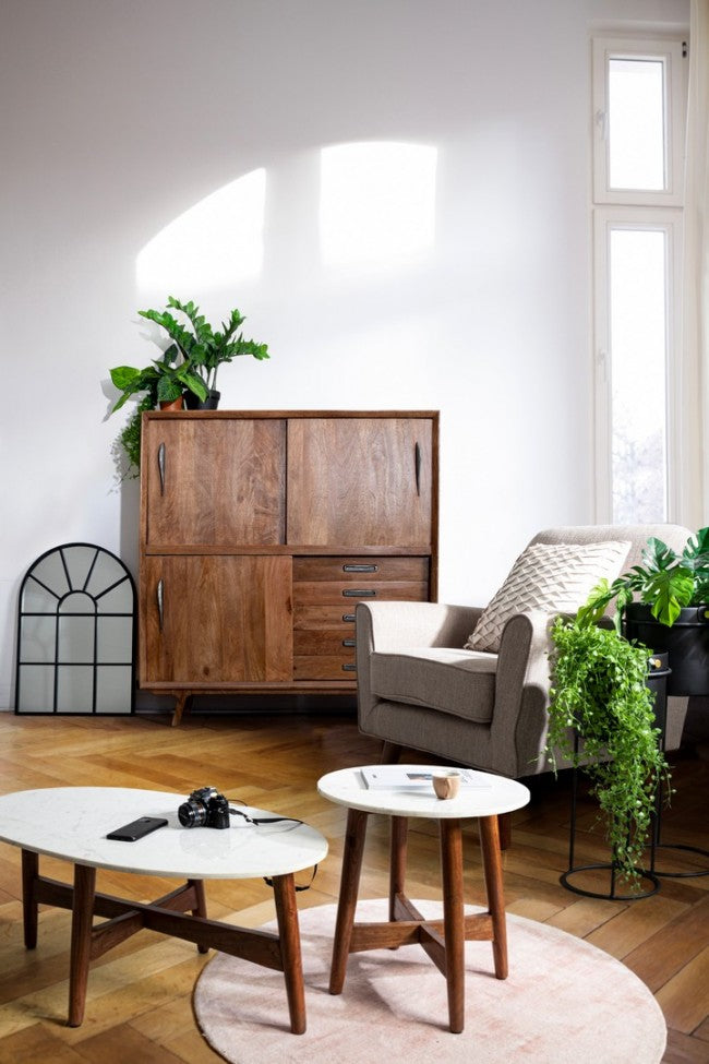 Specchio Acciaio Trasparente Industriale da Parete 58x86 - GREEN