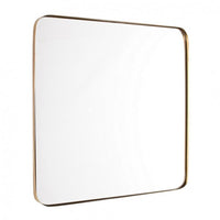 Specchio Acciaio Trasparente Moderno da Parete 60x60 - HERNANDEZ