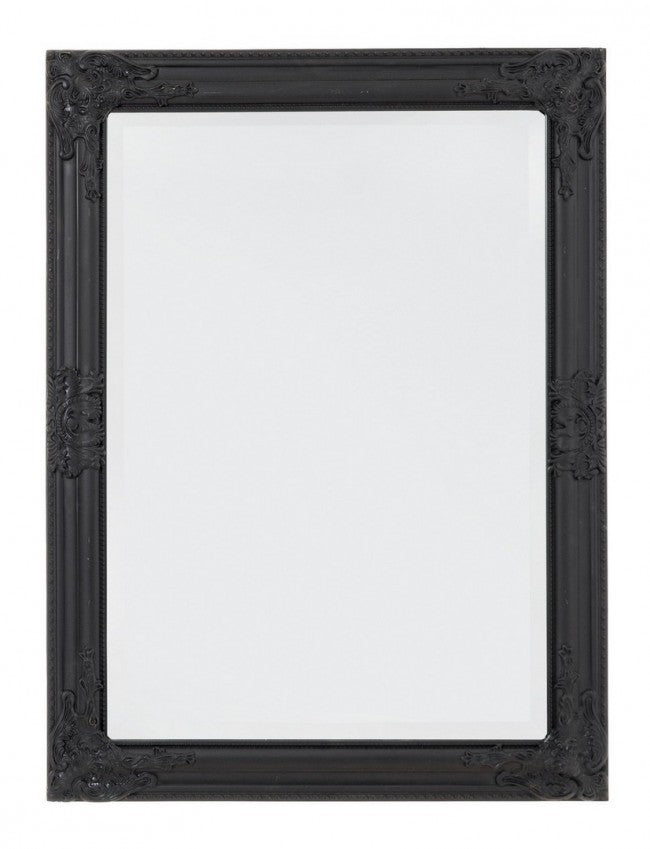 Specchio Nero Stile Classico da Interno 62x82 cm - HALL