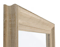 Specchio Rettangolare Legno Naturale Rustico da Parete 60x80 - YOUNG