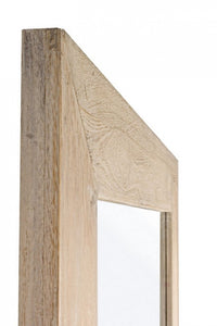 Specchio Rettangolare Legno Naturale Rustico da Interno 82x172 - YOUNG