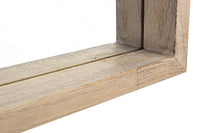 Specchio Rettangolare Legno Naturale Moderno da Parete 32x122 - YOUNG