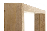 Specchio Legno Naturale Trasparente Moderno da Parete 52x52 - YOUNG