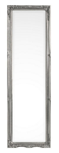 Specchio Legno Argentato Classico da Interno 36x126 cm - HALL