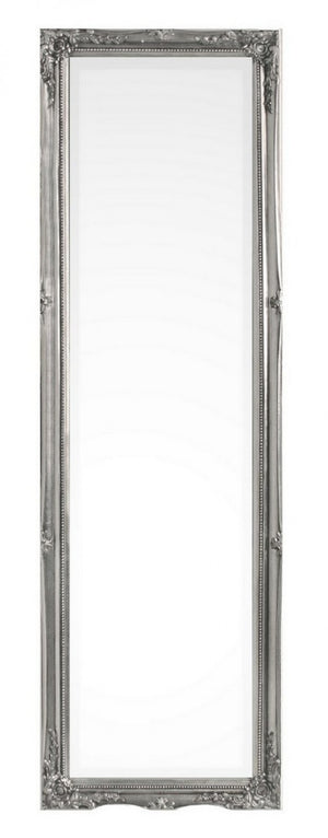 Specchio Legno Argentato Classico da Interno 36x126 cm - HALL
