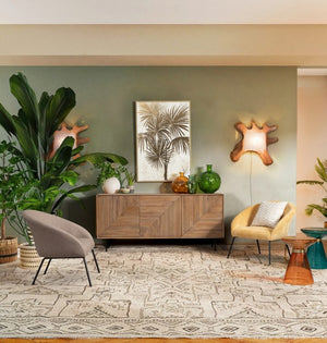 Quadro in Tela Multicolore Moderno da Parete 82x122 - KATRINA