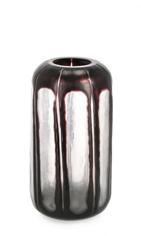 Vaso in Vetro Nero Moderno H32 cm - HASSAN