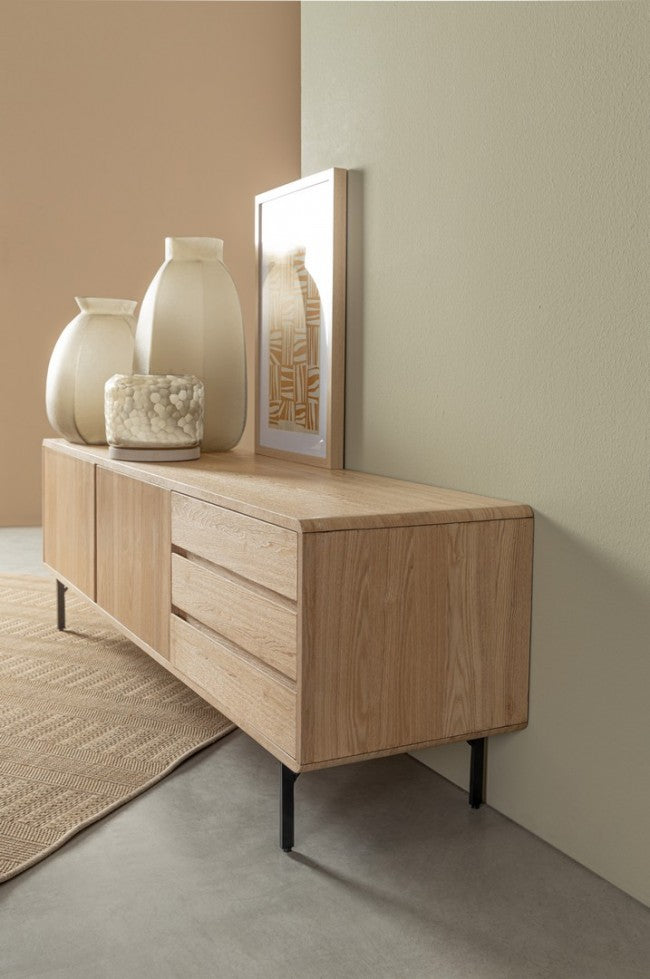 Vaso in Vetro Beige Moderno H37 cm - HASSAN