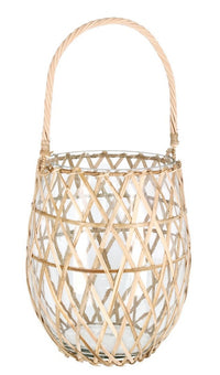 Vaso in Vetro Marrone Boho da Interno H14 cm - ASUKA