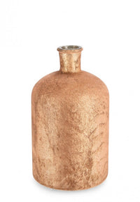 Bottiglia Decorativa Vetro Arancione Moderno H30 cm - VASILI