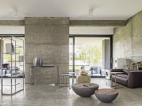 Vaso Decorativo Metallo Argentato Moderno da Interno - MALIKA