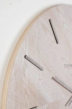 Orologio da Parete Mdf Naturale Moderno 76 cm - EMPYREAL