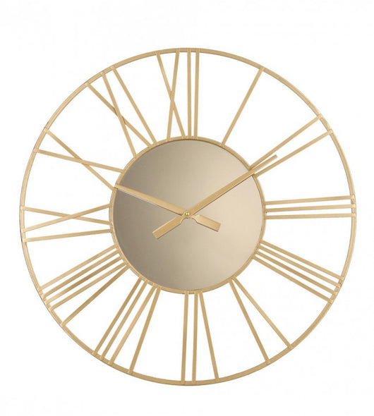Orologio da Parete Acciaio Oro Moderno 60 cm - REGALITÀ