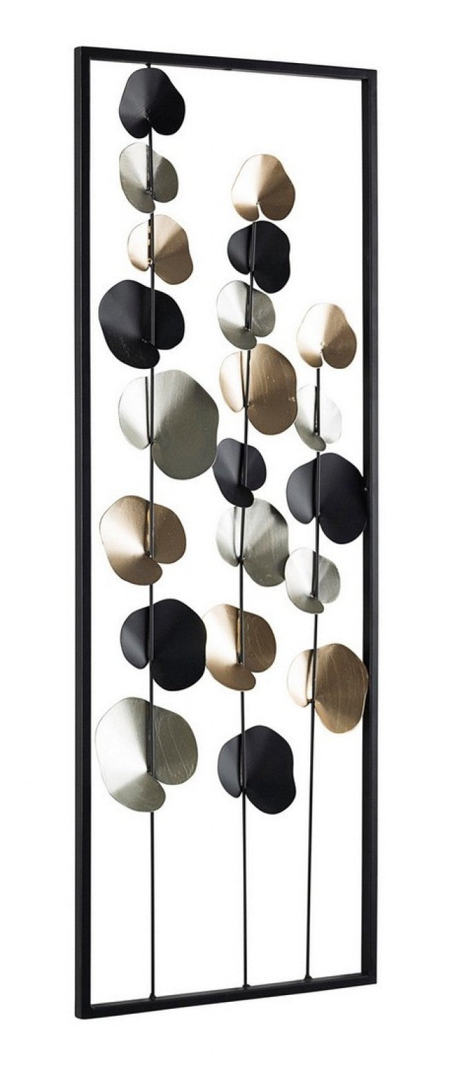 Decorazione da Parete Acciaio Nero Moderna da Interno - HERNANDEZ