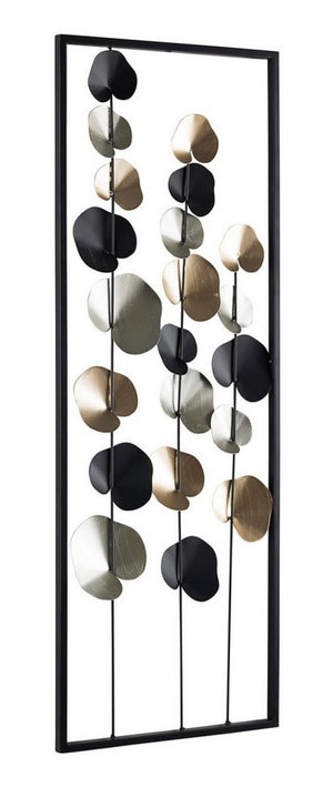 Decorazione da Parete Acciaio Nero Moderna da Interno - HERNANDEZ