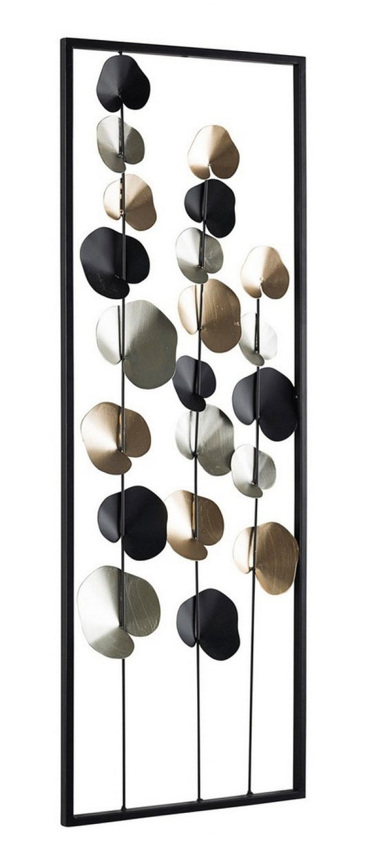 Decorazione da Parete Acciaio Nero Moderna da Interno - HERNANDEZ