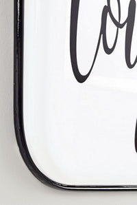 Set 2 Placche Metallo Bianco Moderne da Parete 38x82 - JI-MIN