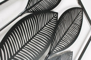 Decorazione da Parete Acciaio Nero Moderna da Interno - HERNANDEZ