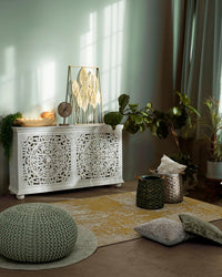 Decorazione da Parete Acciaio Oro Moderna 52x95 cm - HERNANDEZ