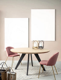 Porta Candela Oro H39 (2 Pezzi) - HERNANDEZ