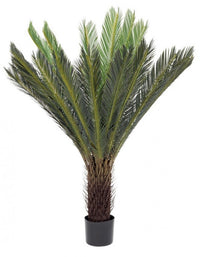 Pianta Cycas Plastica Verde Moderna da Interno H120 cm - EDEN
