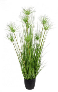 Set 4 Piante Artificiali in Plastica Verde da Interno H120 cm - ECLISSE