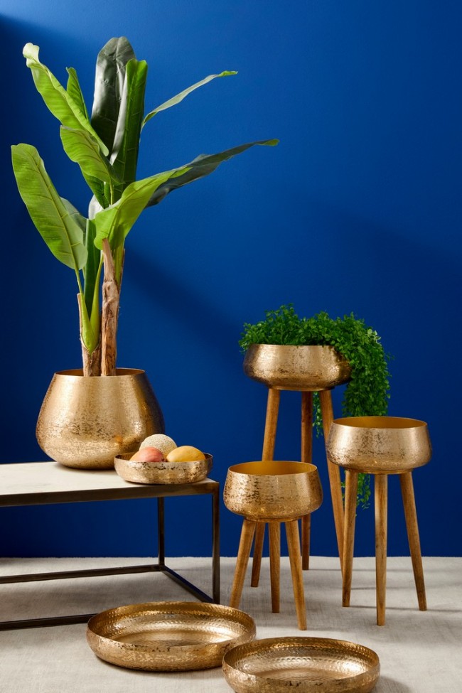 Set 2 Piante con Vaso Plastica Verde da Interno H135 cm - ZENITALE