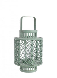 Set 4 Lanterne in Bamboo Verde Boho da Esterno - AHMED