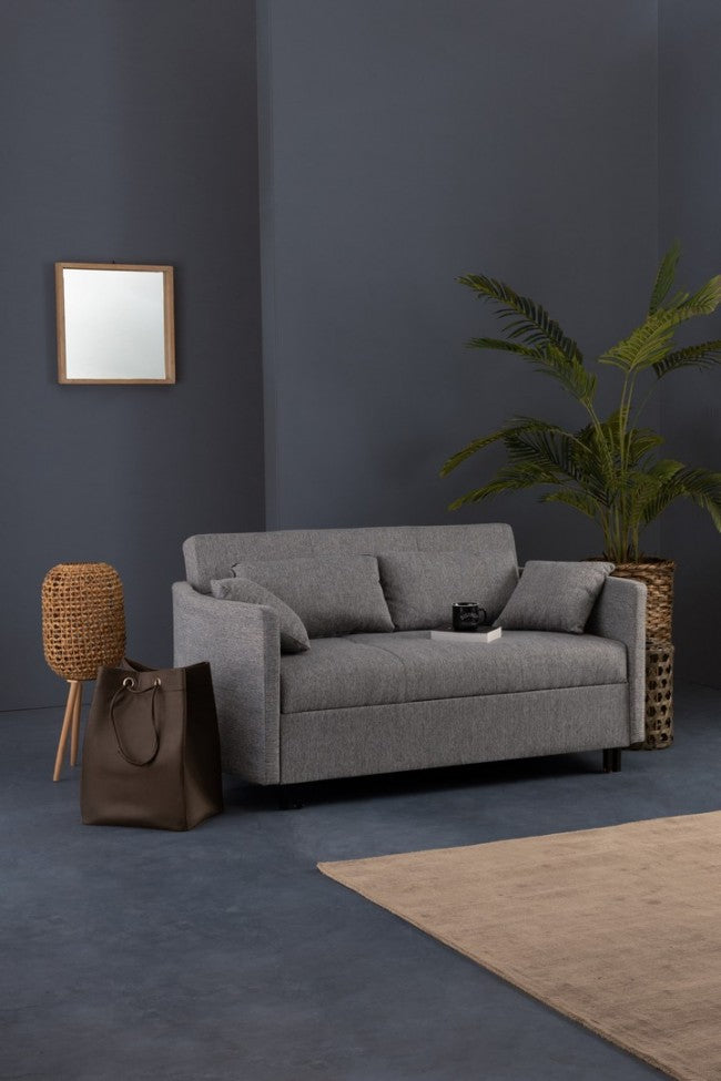 Set 2 Lanterne Treppiede in Rattan Marrone Boho da Interno - ALEXANDER